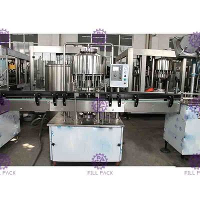 SUS304 / SUS316 Water Bottle Filling Machine , Small Scale Pure Liquid Filling Line