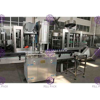 SUS304 / SUS316 Water Bottle Filling Machine , Small Scale Pure Liquid Filling Line