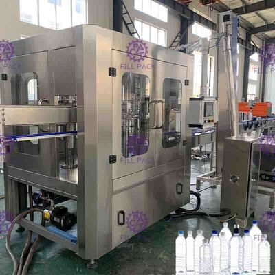 Non Soda 300BPH 2L Mineral Water Filling Line with high accuracy