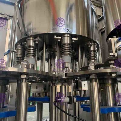 PLC Control PET Rinsing Filling Capping Machine With Touch Screen