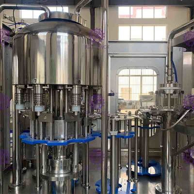 PLC Control PET Rinsing Filling Capping Machine With Touch Screen