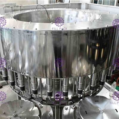 Industrial Monoblock Filling Machine Semi Automatic Soft Drink Bottling Equipment