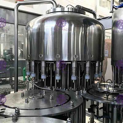 12 - 12 - 5 Monoblock 5L Liquid Filling Machines With Belt Lubrication Function