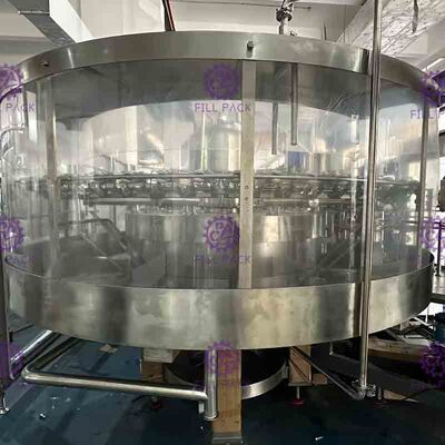 Polygon Pure Water Filling Machine With Streamline Dial Wheel And Low Gravity