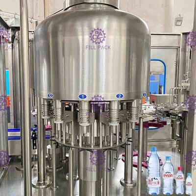 Non - Carbonated Drink Automatic Filling Machine 1200bph Rotary 3 In 1