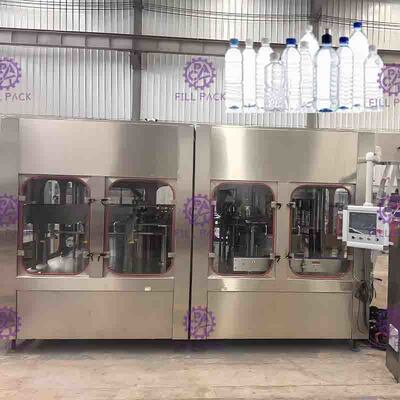 46 Filling Nozzles Semi Automatic Liquid Filling Machine With Vacuum Pump