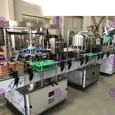 SUS304 Drinking Water 500ml Monoblock Liquid Water Filling Machine