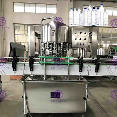 SUS304 Drinking Water 500ml Monoblock Liquid Water Filling Machine