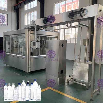 3-In-1  Drinking Water Filling Machine With PLC Control Monoblock 24 Heads