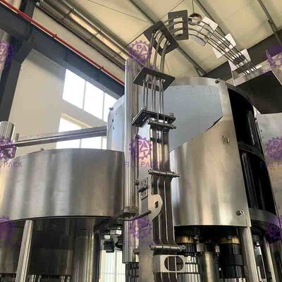 3-In-1  Drinking Water Filling Machine With PLC Control Monoblock 24 Heads