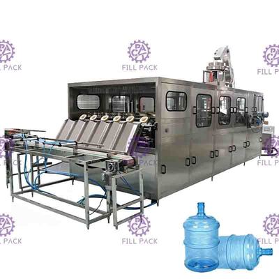 Bucket / Barrel / Gallon Bottle Water Washing Filling Capping Equipment / Plant / Machine / System / Line
