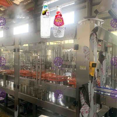 3 In 1 Monoblock Hot Filling Machine Mango Juice Washing Filling Capping Machine