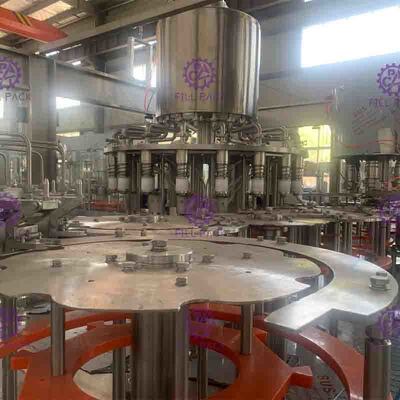 High Capacity Hot Filling Machine Concentrated Juice Commercial Bottling Equipment