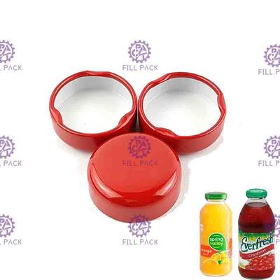38mm 43mm Juice Glass Bottle Caps Lid 48mm 53mm 58mm Tinplate Metal Screw Cap