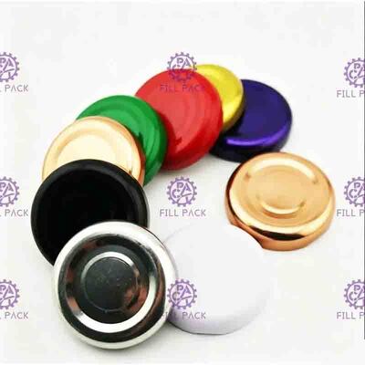 38mm 43mm Juice Glass Bottle Caps Lid 48mm 53mm 58mm Tinplate Metal Screw Cap