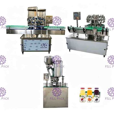 Glass Bottle 0-2L Automatic Fruit Juice Beverage Hot Filling Machine Washing Filling Capping Line