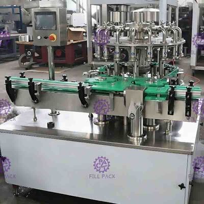 Glass Bottle 0-2L Automatic Fruit Juice Beverage Hot Filling Machine Washing Filling Capping Line