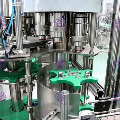 Automatic 4 In 1 Juice Filling Machine PET Bottles Monoblock Pulp Fruit Granule