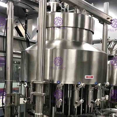 Automatic 4 In 1 Juice Filling Machine PET Bottles Monoblock Pulp Fruit Granule