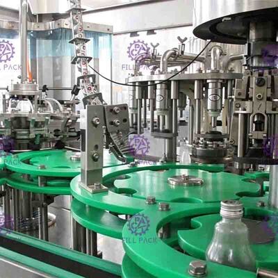 SUS316 contact parts Juice Filling Machine suitable for different size bottle changing