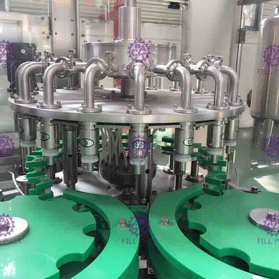 38mm Bottle Neck 12 Head Juice Filling Machine With Temperature Control