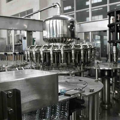 0.4Mpa 8000BPH Hot Filling Orange Juice Machine For Glass Jars With Twist Off Caps