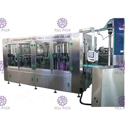 10000BPH 330ml Mango Juice Bottle Packing Machine 4 Spraying Position