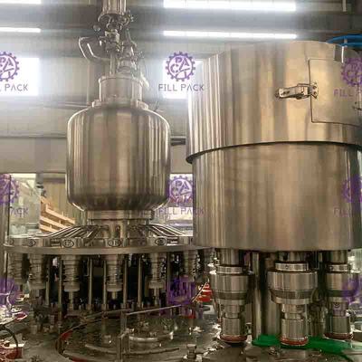 10000BPH 330ml Mango Juice Bottle Packing Machine 4 Spraying Position