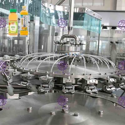 PLC Control Tea Filling machine Magnetic Capping For PET Bottle