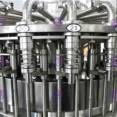 PLC Control Tea Filling machine Magnetic Capping For PET Bottle