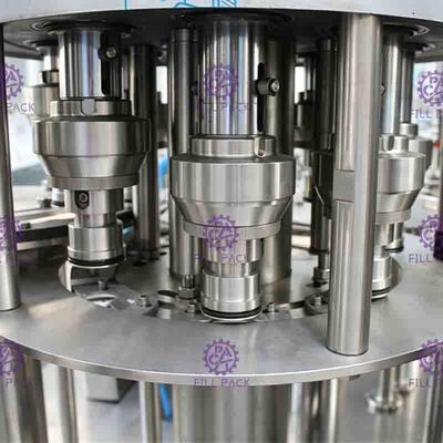 PLC Control Tea Filling machine Magnetic Capping For PET Bottle