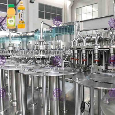 4 In 1 Plastic Bottle Liquid Filler Machine PLC Control With Touch Screen