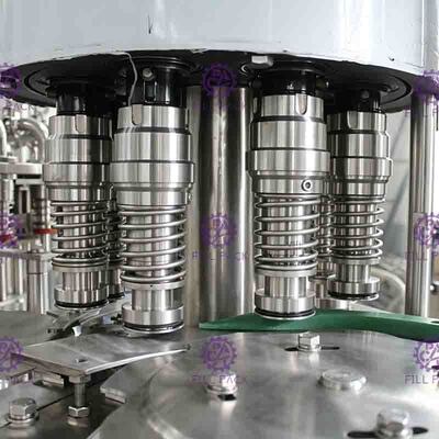 4 In 1 Plastic Bottle Liquid Filler Machine PLC Control With Touch Screen