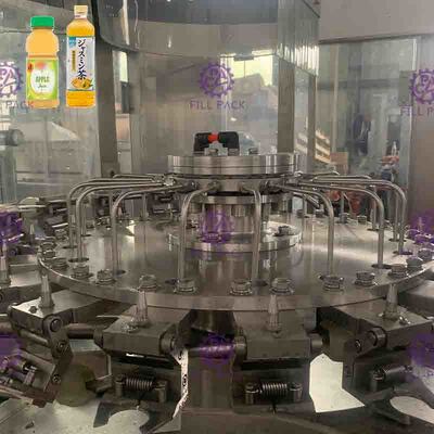 High Capacity Pulp Juice Filling Machine  Plastic Bottles PLC Control