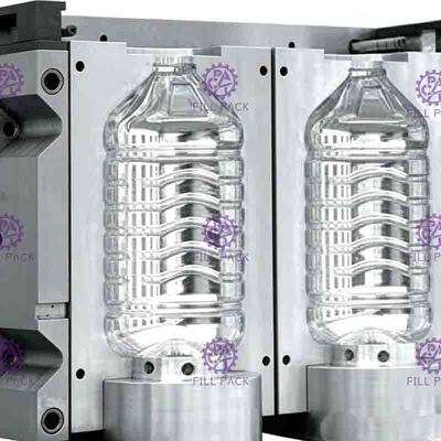 3 L 1500b / H Automatic Blowing Machine For Pet Bottle , PLC Control