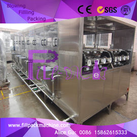 Automatic 1200BPH 5 Gallon Water Filling Machine / Line  With Stainless Steel