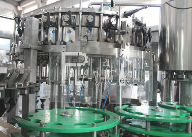 PET Plastic Glass 3 In 1 Monobloc Sparkling Water Wine Bottle Filling Machine / Equipment / Line / Plant / System