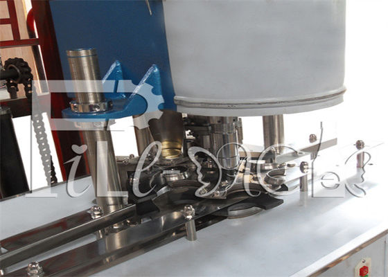 2300CPH Single Head Automatic liquid / solid Can Sealing Machine