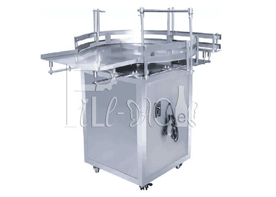 6000BPH Accumulation Turnround PET Glass  Bottle Feeding Table