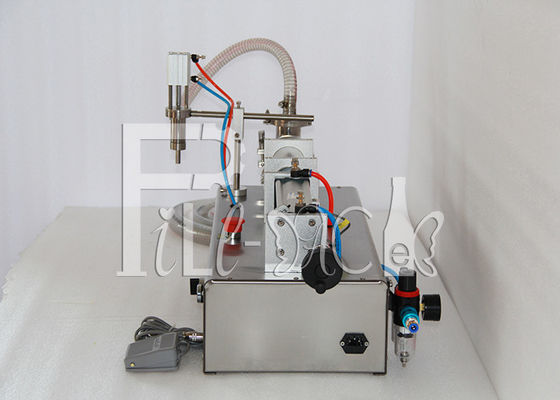 25BPM Pneumatic Mineral Water Filling Machine  With Foot Switch