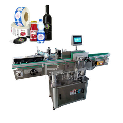 Single Side 50bpm Pet Plastic Bottle Self Adhesive Labeling Machine