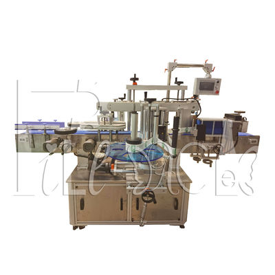 SUS304 40m/Min Automatic Flat Bottle Labeling Machine Double Sided