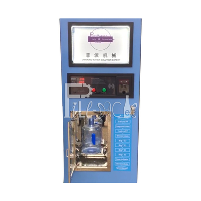 Self Service RO Water Dispenser , Water Refilling Vendo Machine 4 Stage