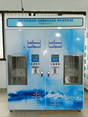Mineral RO Water Vending Machine 9 Stage With 4040 Membrane