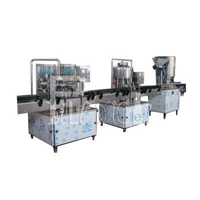 2000BPH Monoblock Mineral  Rinsing Filling Capping Machine Linear Type