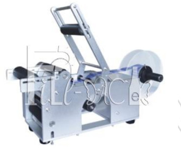 Adhesive Round Bottle Labeling Machine Semi Automatic Bottle Labeler