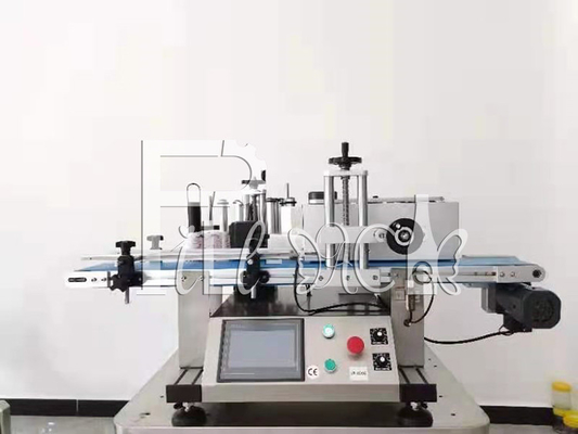 ISO9001 Table Type Sticker Labeling Machine round Bottles Label Maker Machine