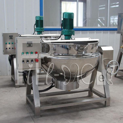 2000LPH Three layers Beverage Processing Equipment With Agitator
