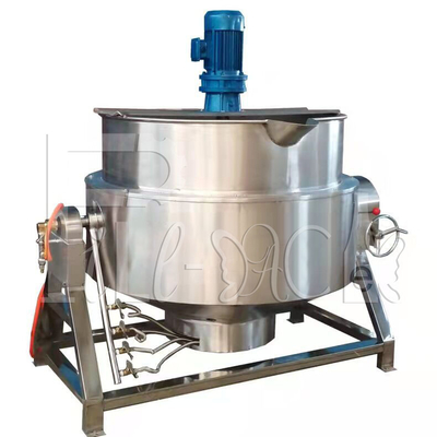 2000LPH Three layers Beverage Processing Equipment With Agitator