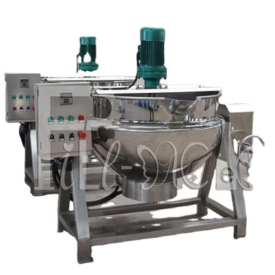 2000LPH Three layers Beverage Processing Equipment With Agitator